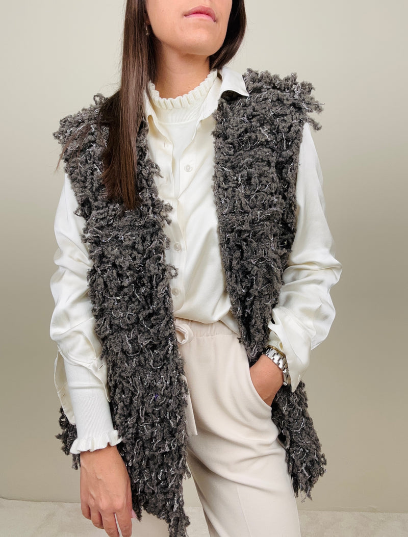 Gilet bouclé