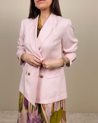 Blazer doppiopetto rosa