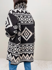 Cardigan etnico fondente