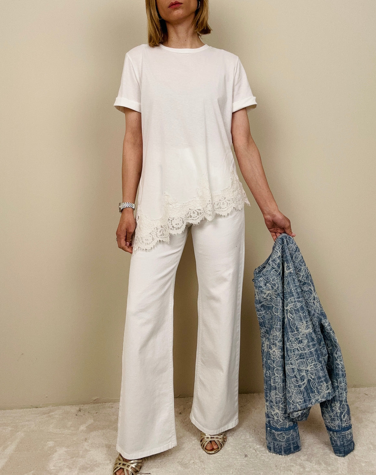 Jeans London bianco