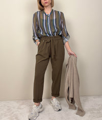 Pantalone jogging verde