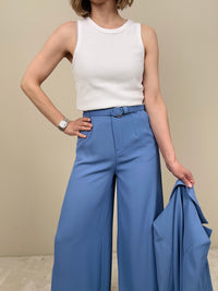 Pantalone completo celeste