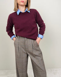 Maglioncino girocollo 100%lana