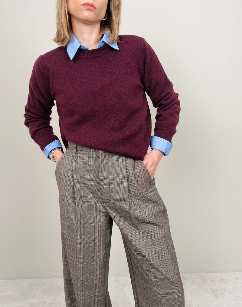 Maglioncino girocollo 100%lana