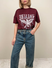 Jeans con balza