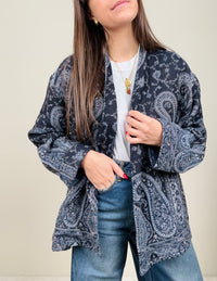 Cardigan Malika blu