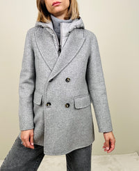 Cappotto col gilet staccabile (più colori