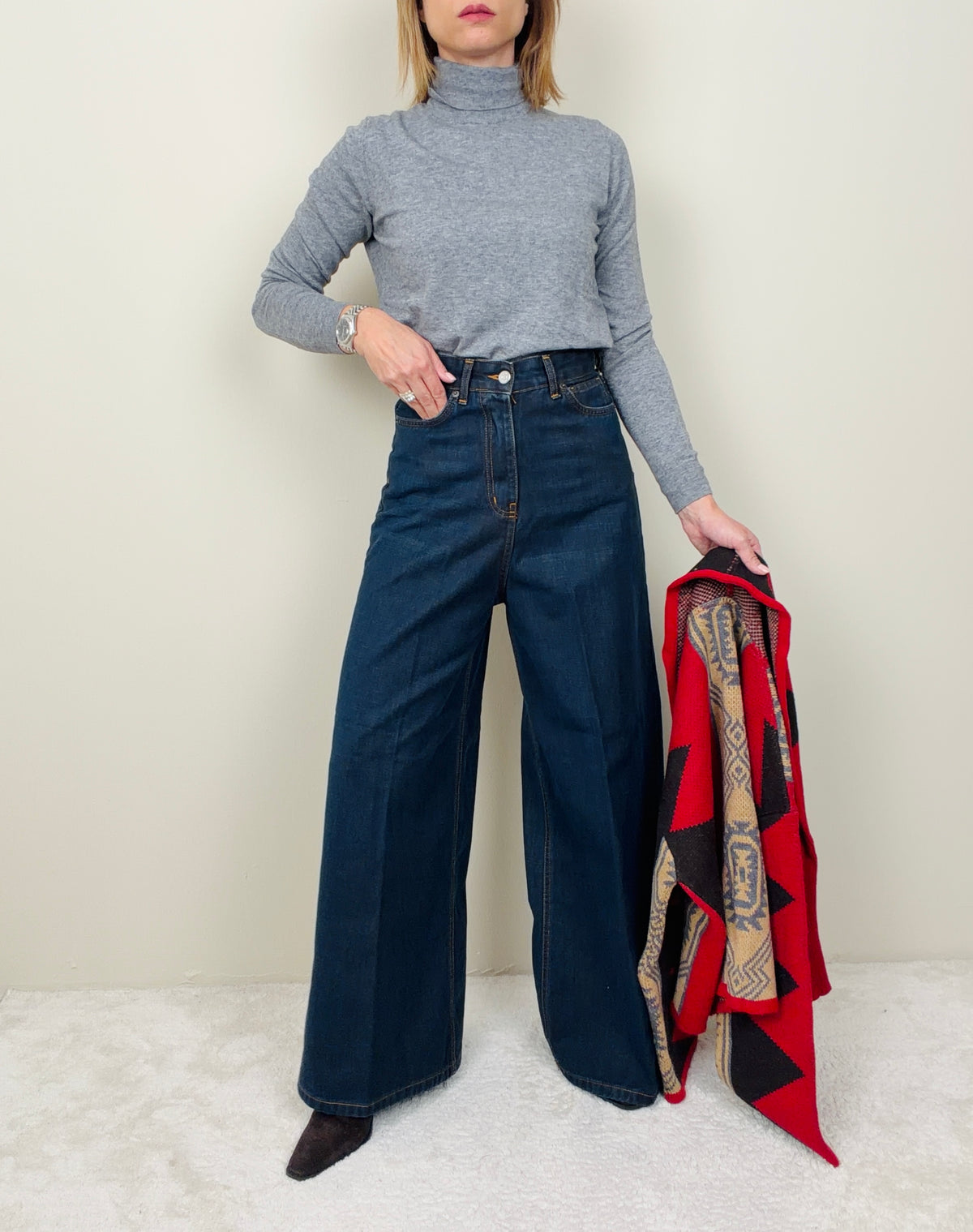 Jeans gonna-pantalone