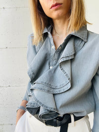 Camicia in jeans con dettaglio