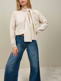 Maglia collo sciarpa