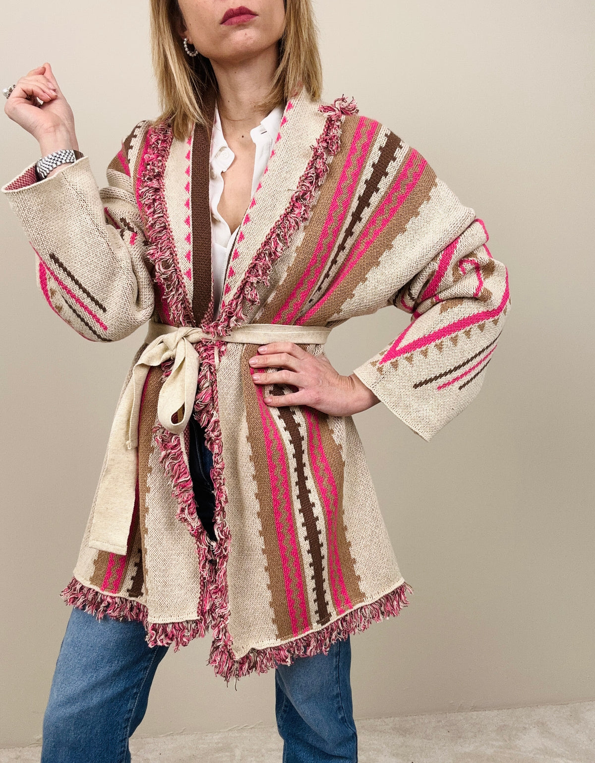 Cardigan righe verticali (più colori)