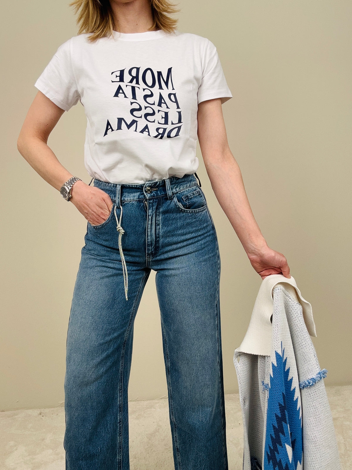 Jeans palazzo denim classico