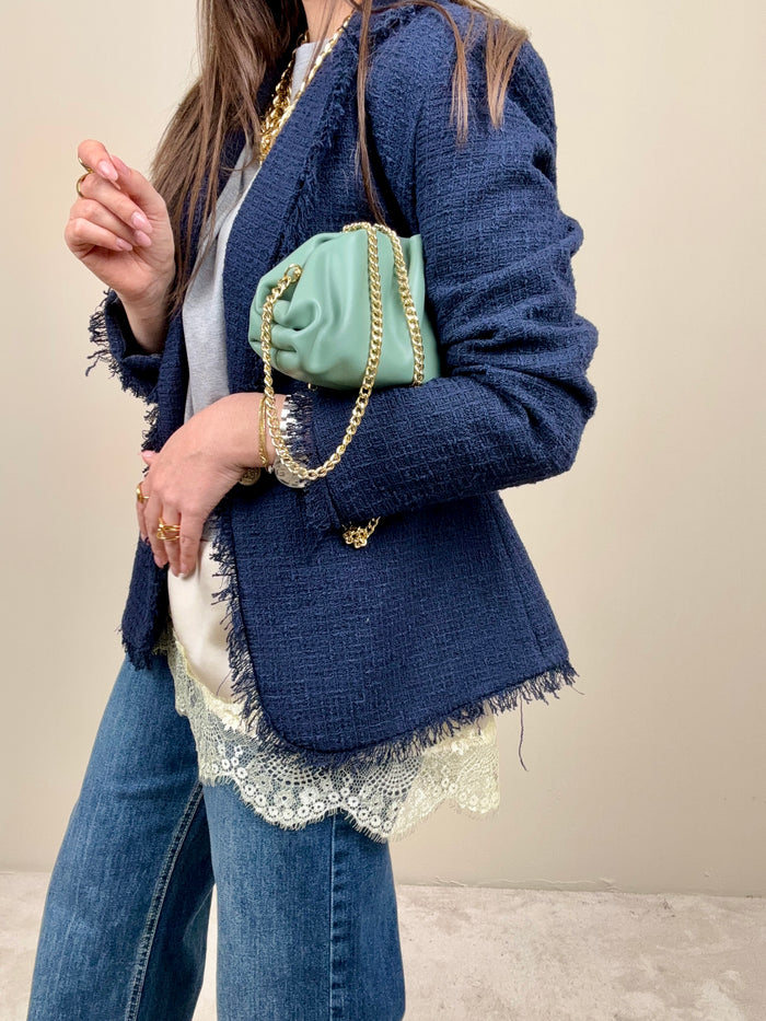 Blazer chanel blu