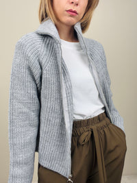 Maglione con zip lunga (più colori)