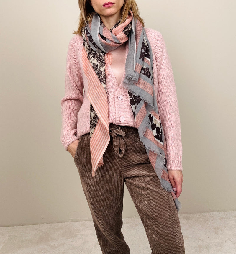 Jogging in velluto taupe