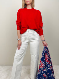 Jeans in cotone burro
