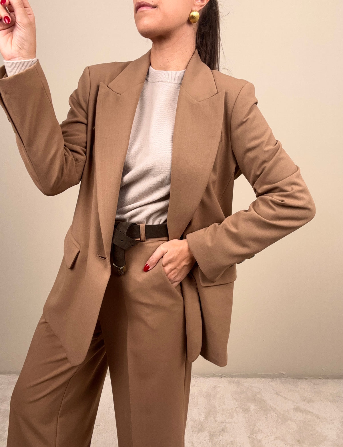 Maglione cacha in pura lana