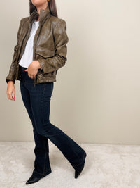 Jeans a zampa dark blue