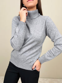Dolcevita grigio in lana merino