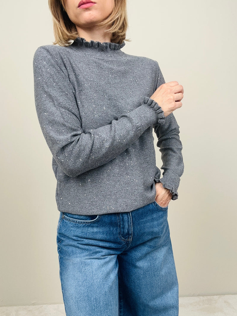 Sottogiacca ruches lurex