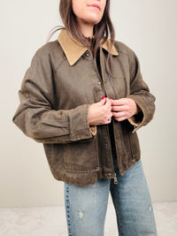 Giubbino Barbour effetto invecchiato