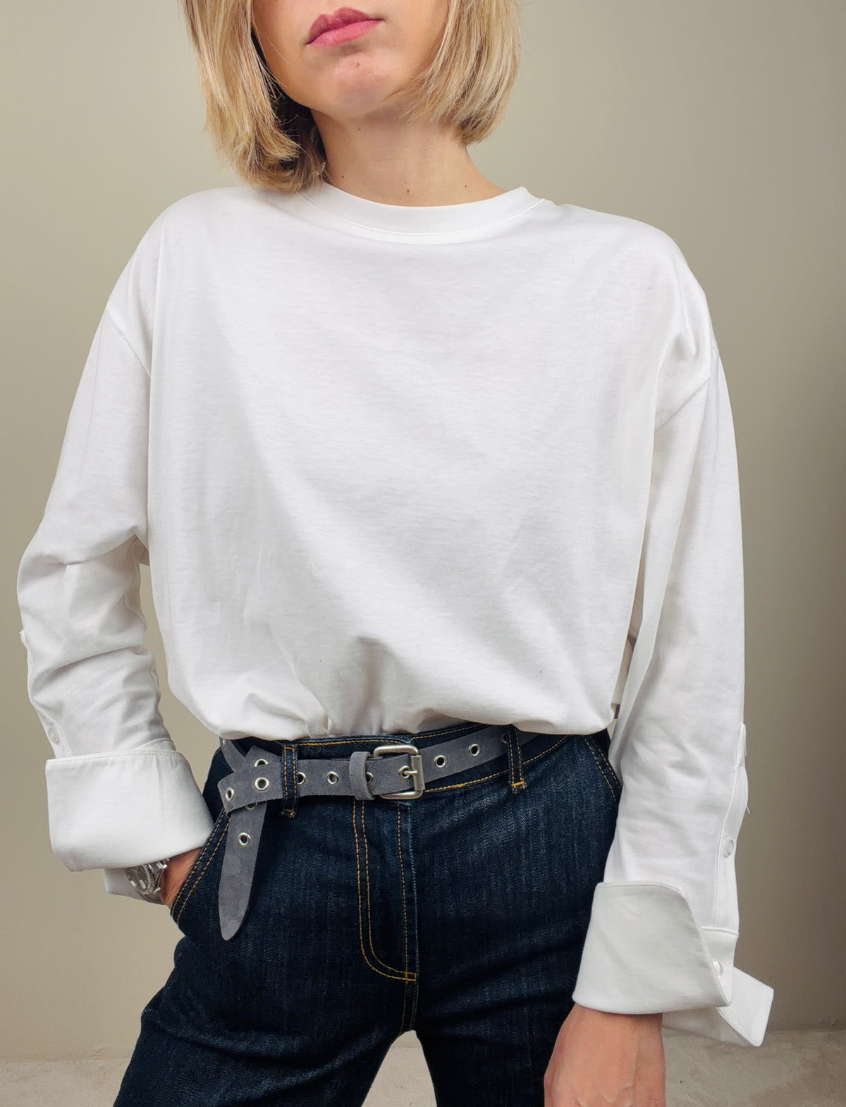 T-shirt con polso alto (più colori)