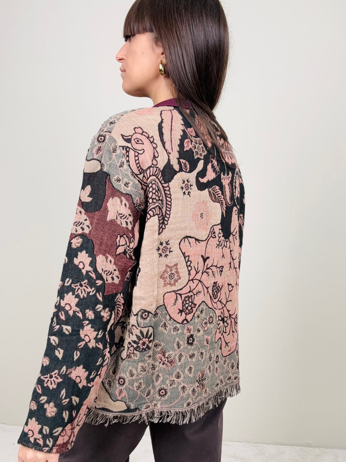 Kimono Sveva bordeaux