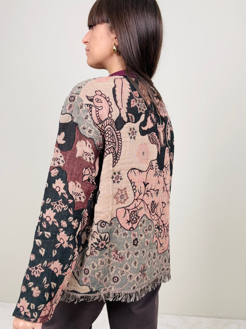 Kimono Sveva bordeaux