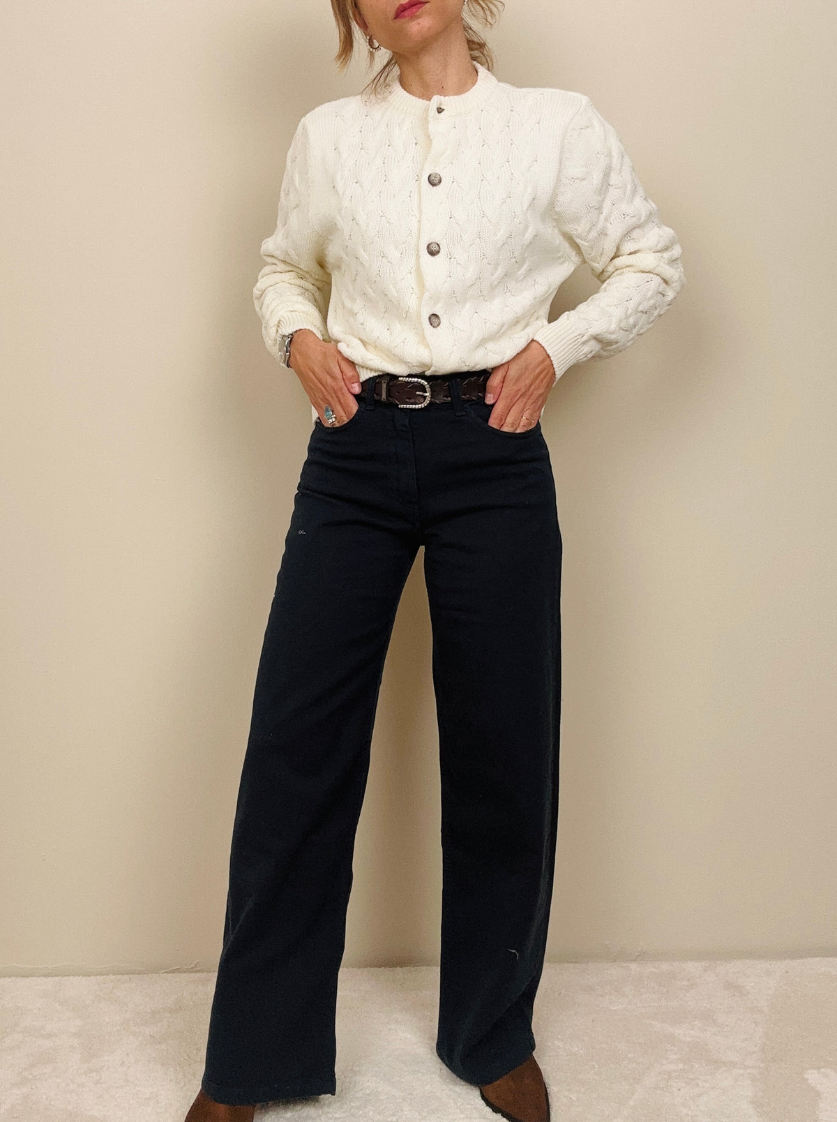 Jeans blu navy
