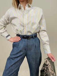 Camicia bastoncino verde