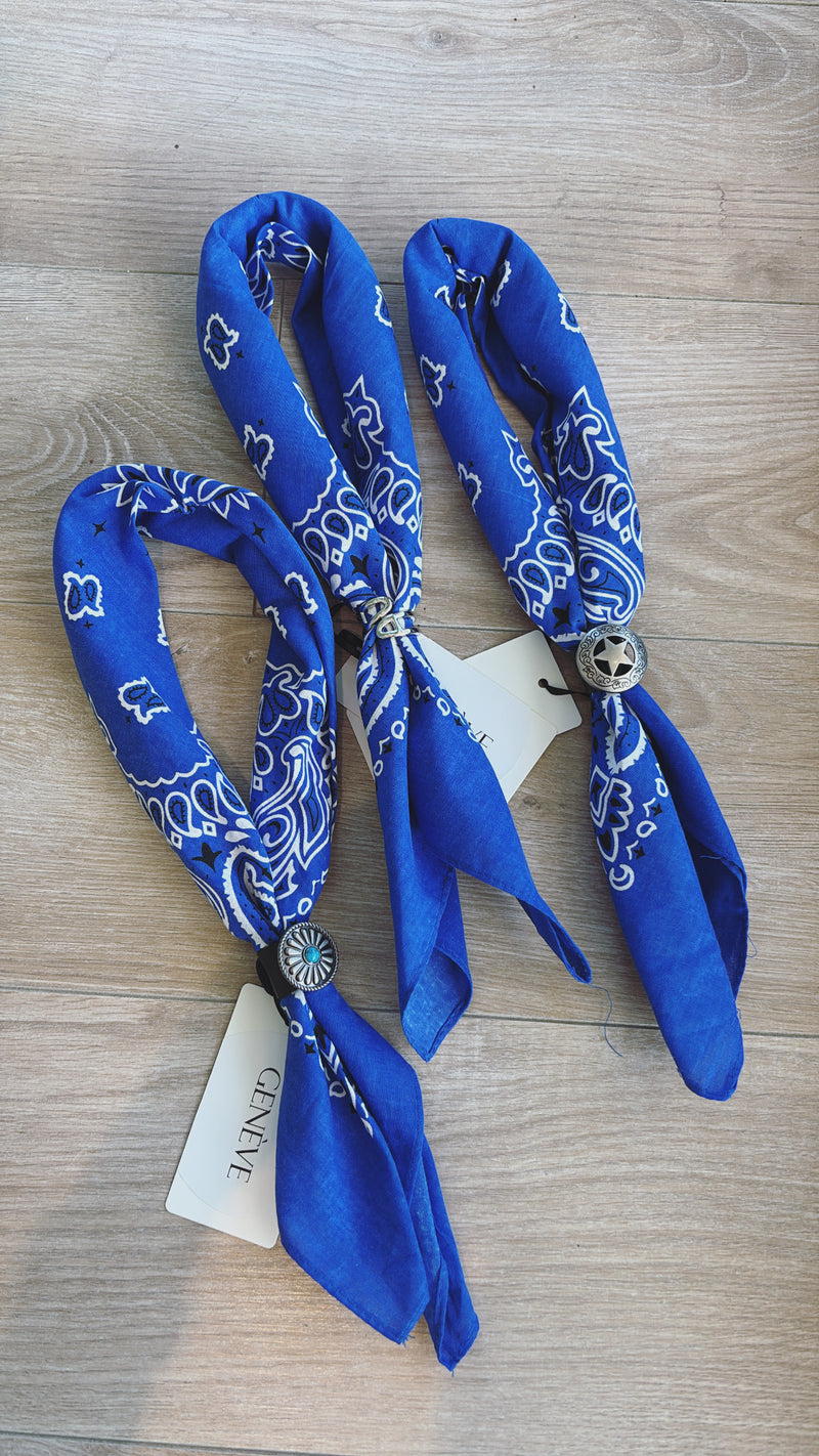 Bandana bluette (più varianti)