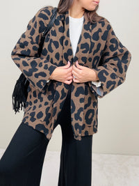 Kimono leopardato