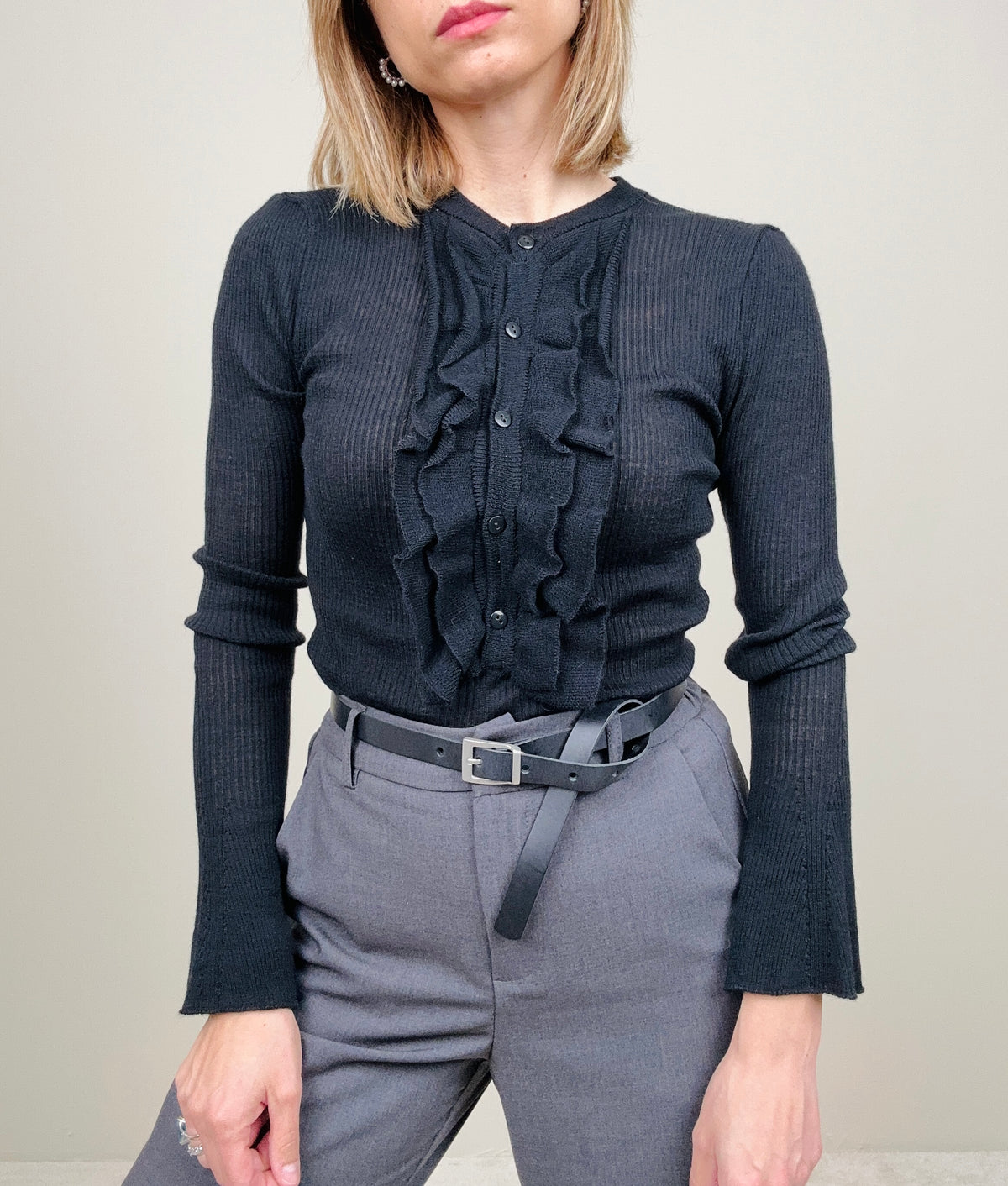 Maglioncino sottile a costine (più colori)