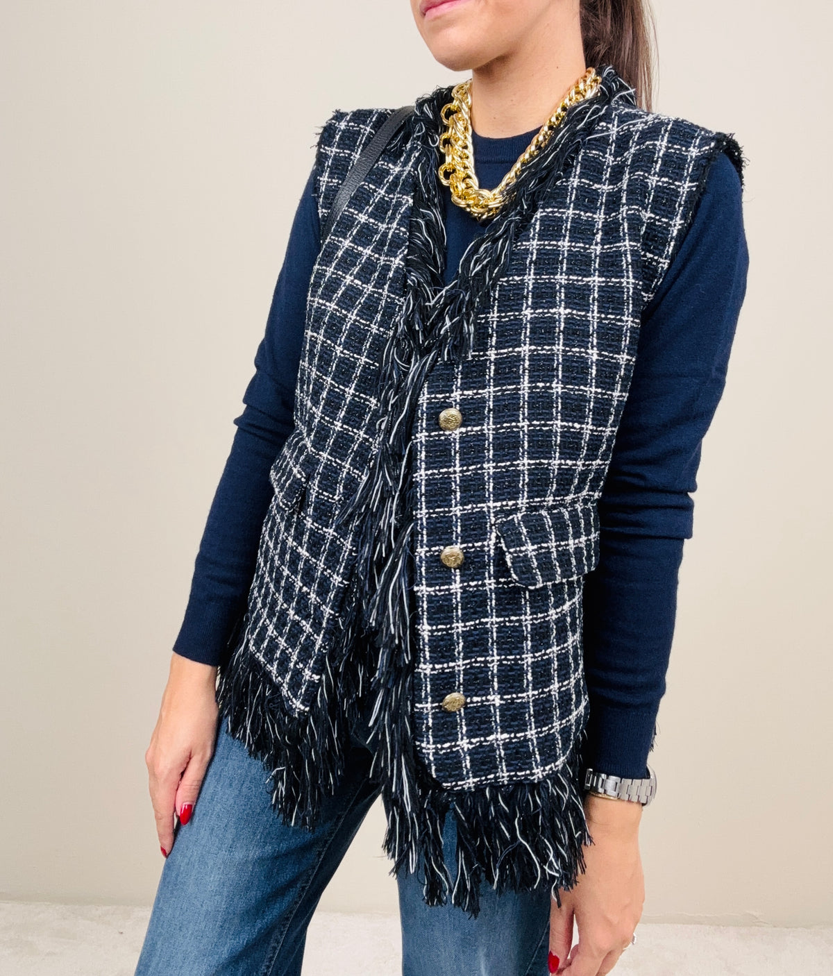 Gilet Paris blu