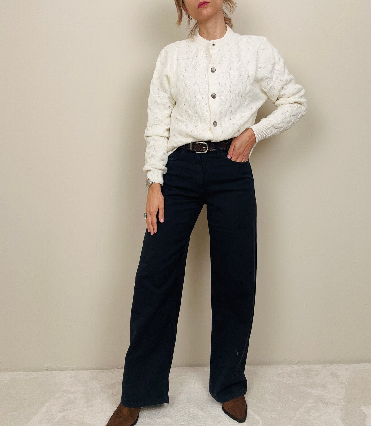 Jeans blu navy