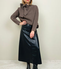 Gonna in ecopelle (più colori)