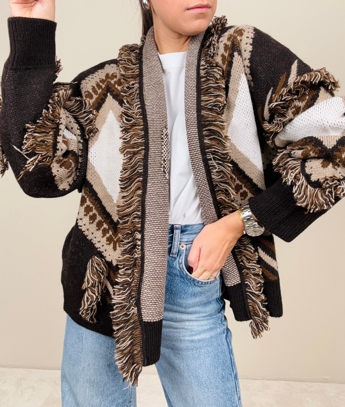 Cardigan rombi (più colori)