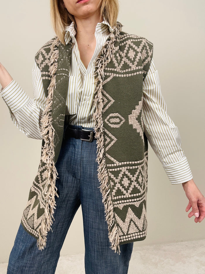 Gilet in maglia Maya