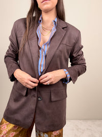 Blazer suede cacao