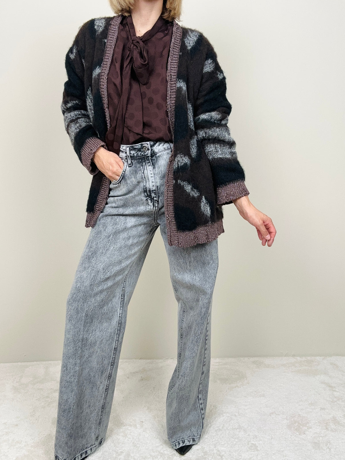 Jeans Anna grigio