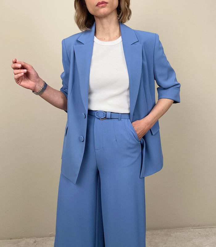 Giacca completo celeste