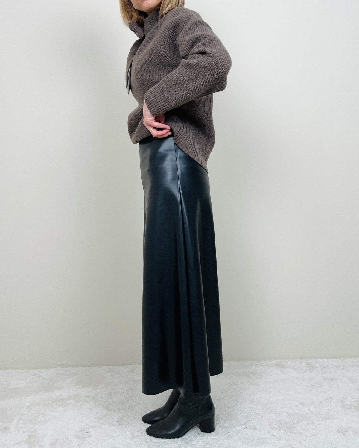 Gonna in ecopelle (più colori)