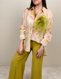 Camicia fantasia rosa