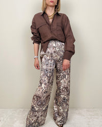 Pantalone fantasia cachemire