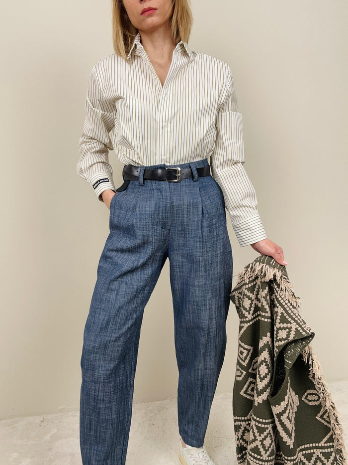 Jeans a ovetto denim leggero