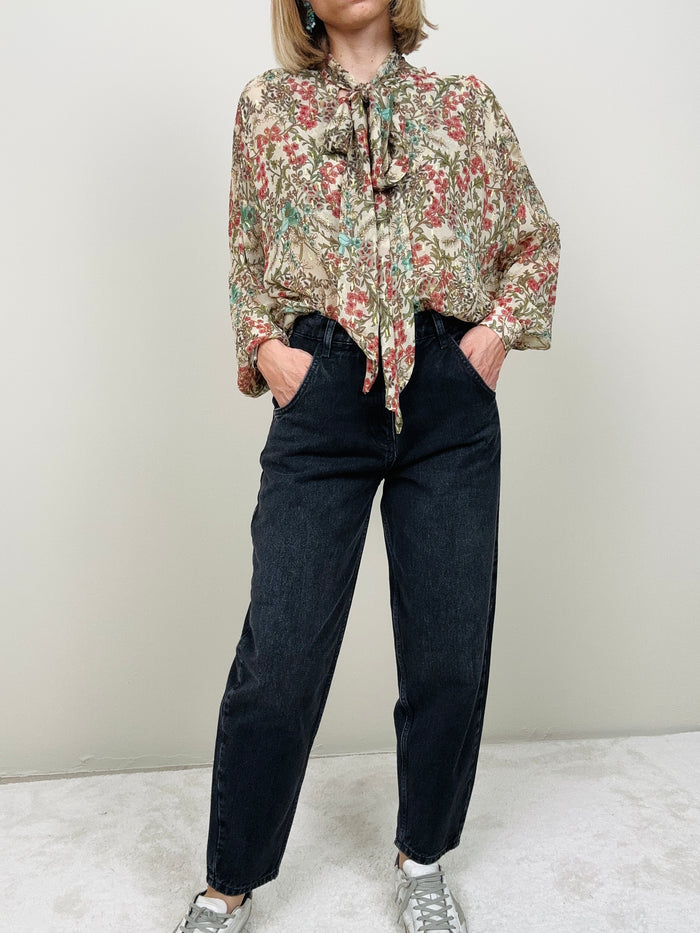 Jeans nero baloon