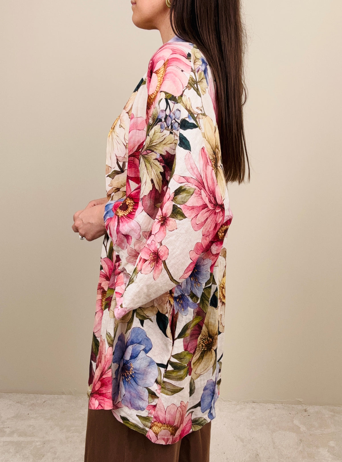 Kimono Flora rosa