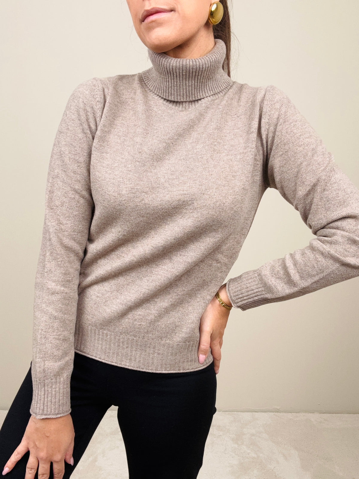 Dolcevita sabbia in lana merino