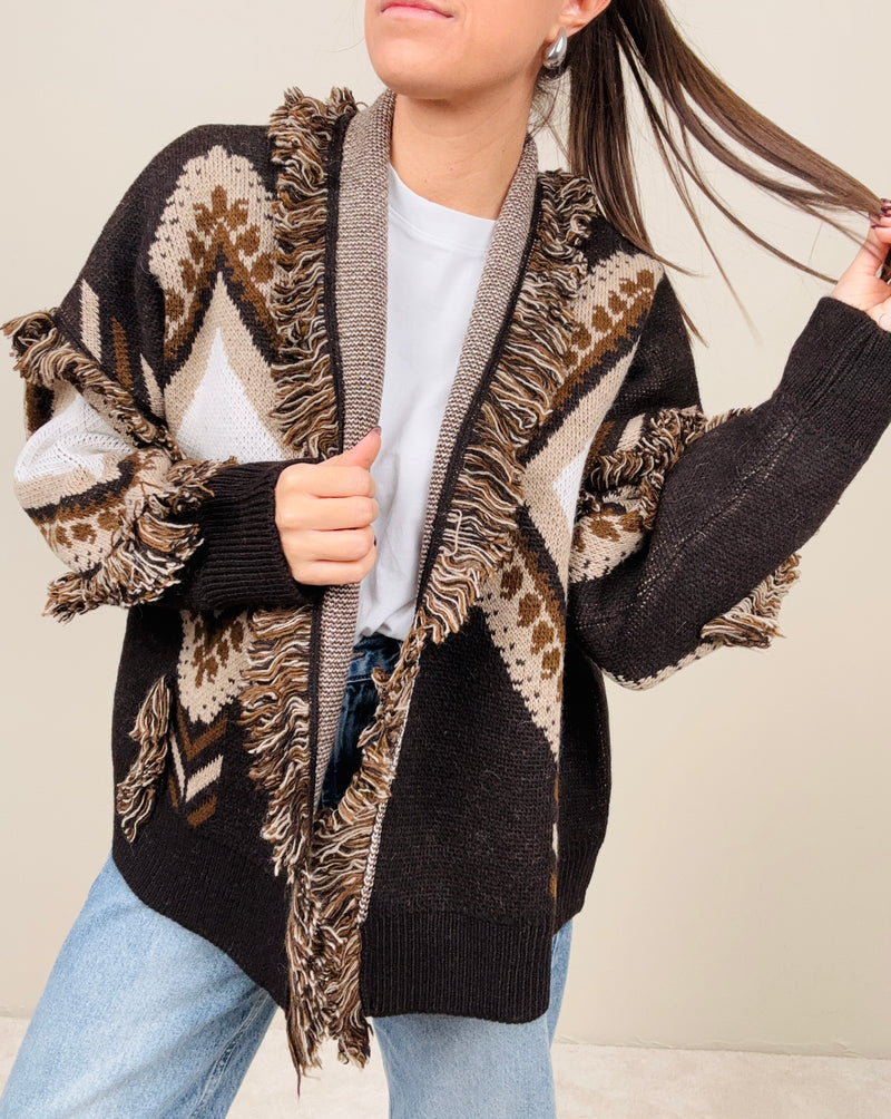 Cardigan rombi (più colori)