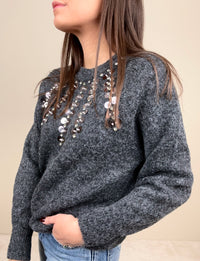 Maglione con pailettes